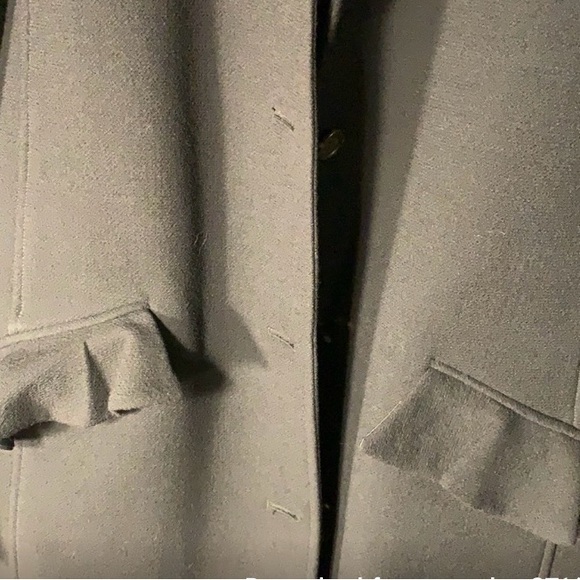 J. Crew Double Cloth Italian Wool Lady Coat 12T - Picture 2 of 4